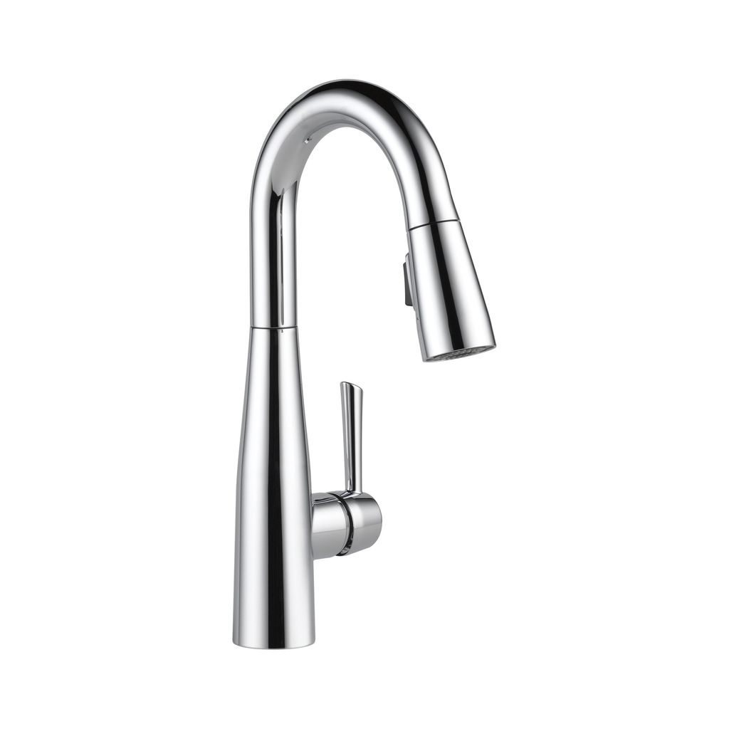 Delta 9913 Essa Single Handle Pull Down Bar Prep Faucet Chrome