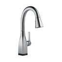 Delta 9983T Mateo Single Handle Pull Down Bar Prep Faucet Touch2O Arctic Stainless