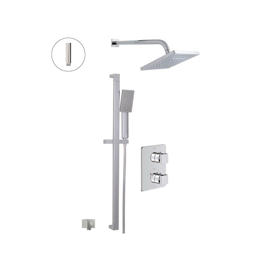 ALT 91282 Riga Thermostatic Shower System 2 Functions Chrome