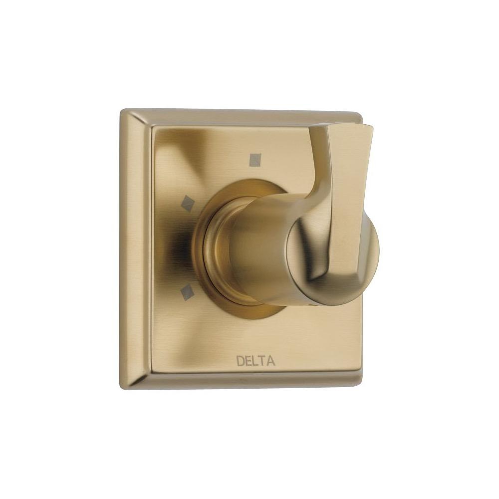 Delta T11851 Dryden 3 Setting 2 Port Diverter Trim Champagne Bronze