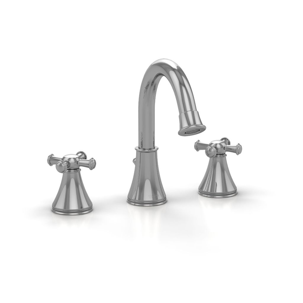 TOTO TL220DDH12 Vivian Alta Lavatory Faucet Cross Handles Polished Chrome