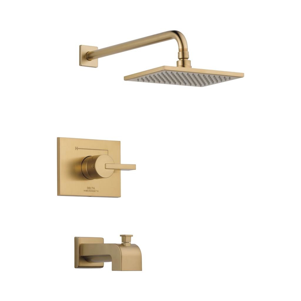 Delta T14453 Vero 14 Series Multi Choice Tub Shower Trim Champagne Bronze