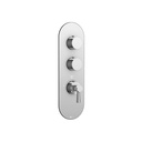 Aquabrass R3253 Otto Round Trim Set For Thermostatic Valves 12002 And 3002 Polished Chrome