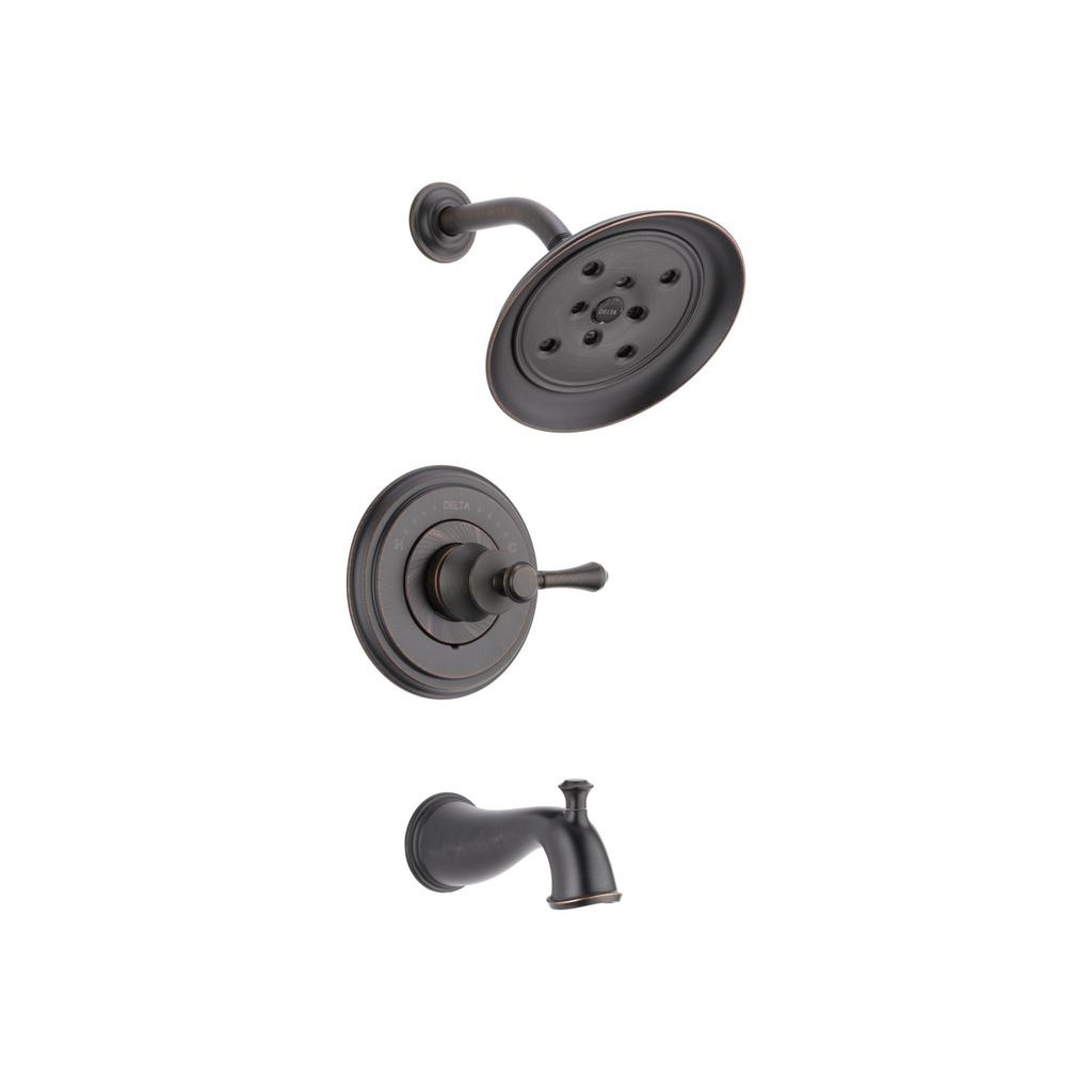 Delta T14497 Cassidy Monitor 14 Series H2Okinetic Tub Shower Trim Less Handle Venetian Bronze