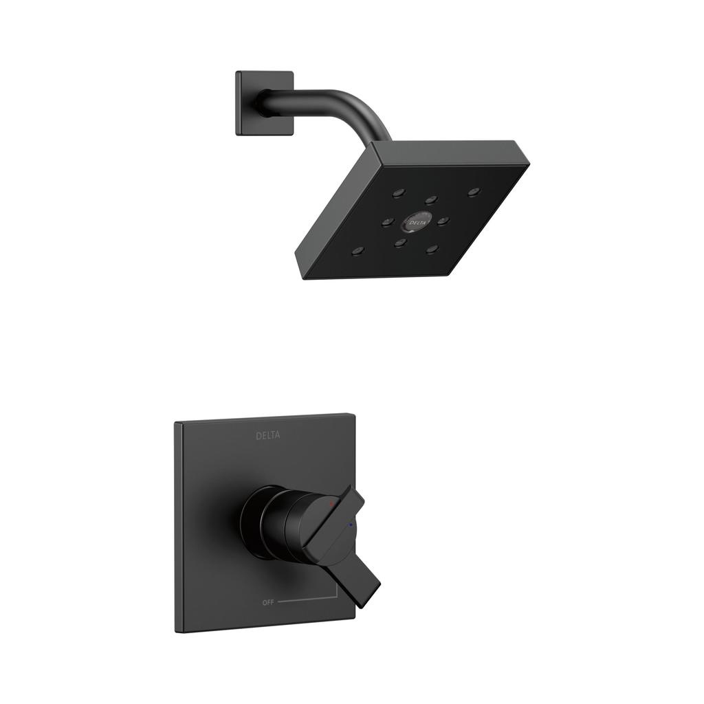 Delta T17267 Ara Monitor 17 Series H2Okinetic Shower Trim Matte Black