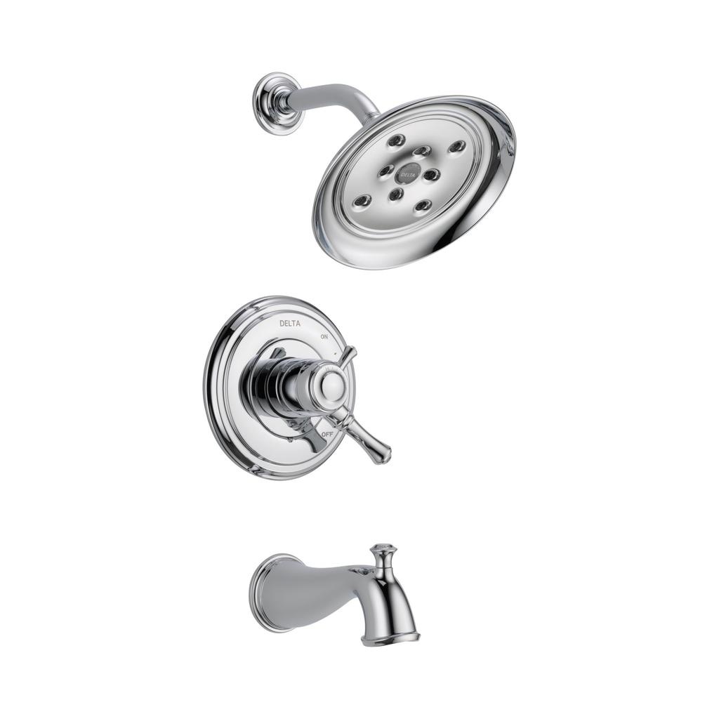 Delta T17497 Cassidy Monitor 17 Series H2Okinetic Tub And Shower Trim Chrome