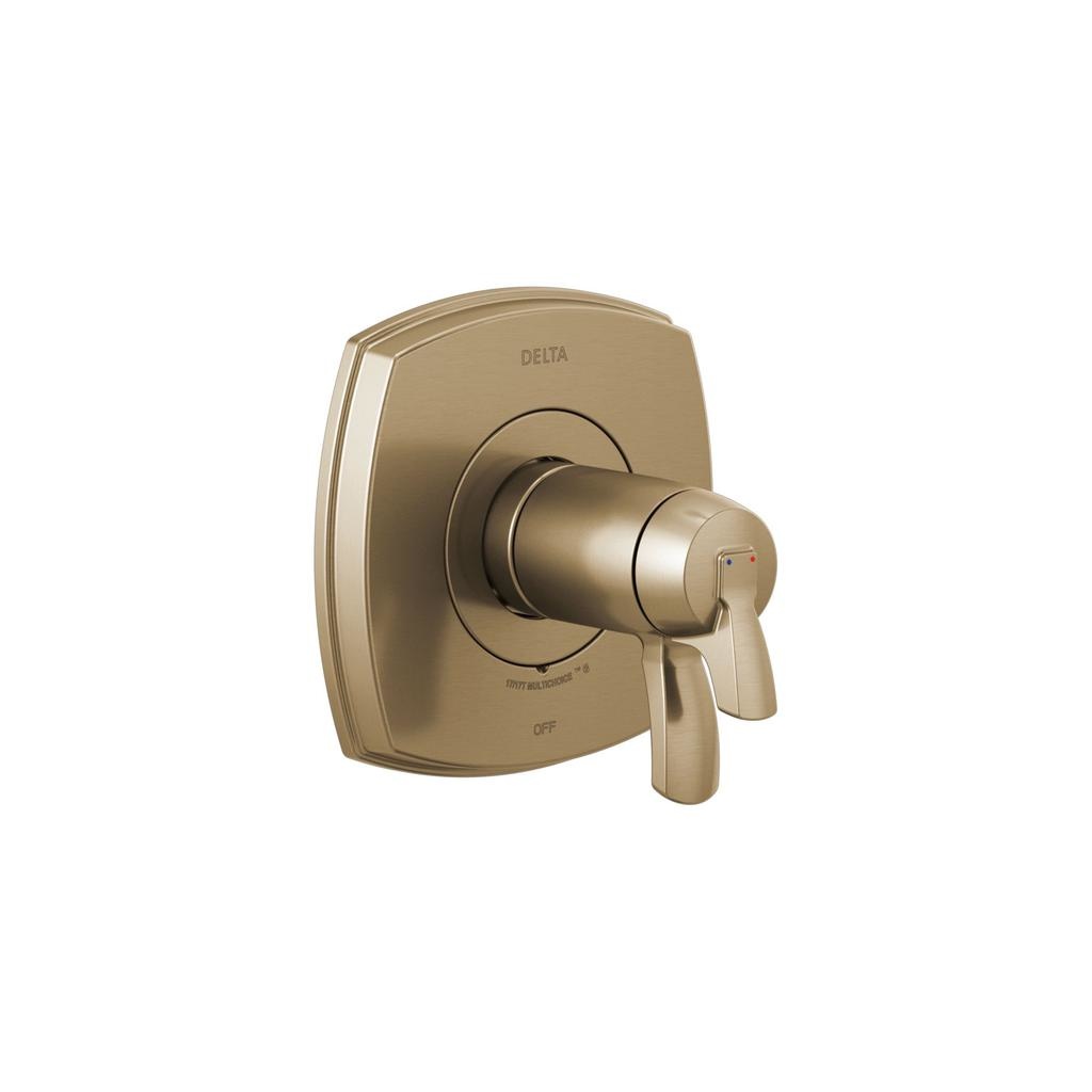 Delta T17T076 Stryke 17 Thermostatic Valve Only Champagne Bronze