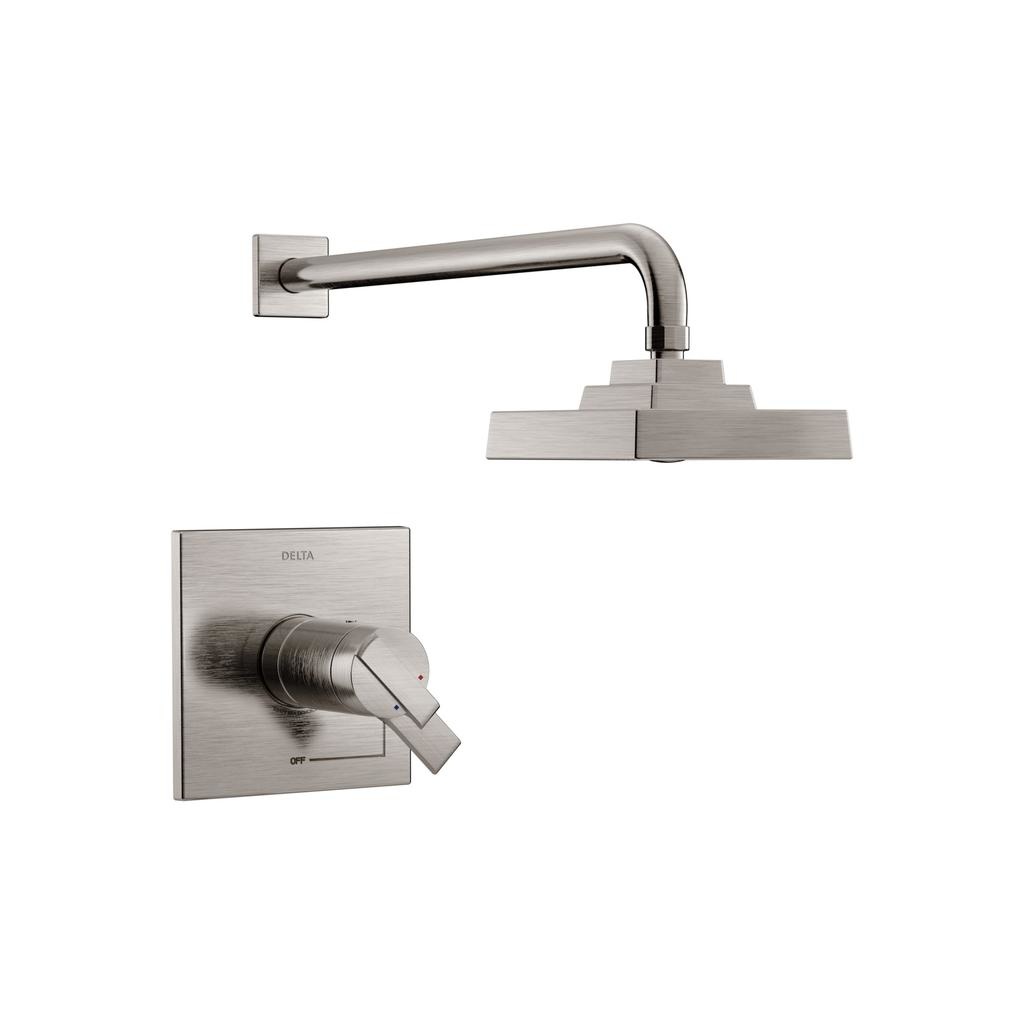 Delta T17T267 Ara TempAssure 17T Series H2Okinetic Shower Trim Stainless