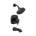 Delta T17T476 Stryke 17 Thermostatic Tub and Shower Only Matte Black