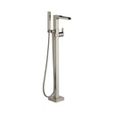 Delta T4768-FL Ara Floor Mount Channel Spout Tub Filler Trim Stainless