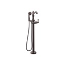 Delta T4797 Cassidy Traditional Floor Mount Tub Filler Trim Less Handle Venetian Bronze