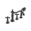 Delta T4797 Cassidy Roman Tub with Hand Shower Trim Less Handles Venetian Bronze