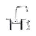 Brizo 62525LF ARTESSO Two Handle Bridge Kitchen Faucet With Spray