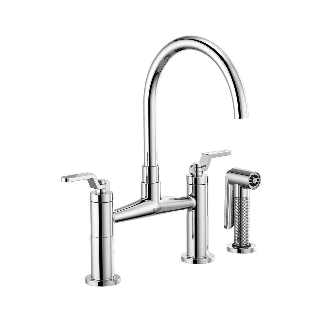 Brizo 62544LF Litze Bridge Faucet Industrial Handle Chrome