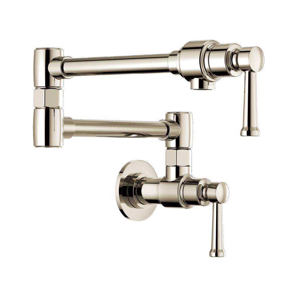 Brizo 62825LF Artesso Wall Mount Pot Filler Polished Nickel