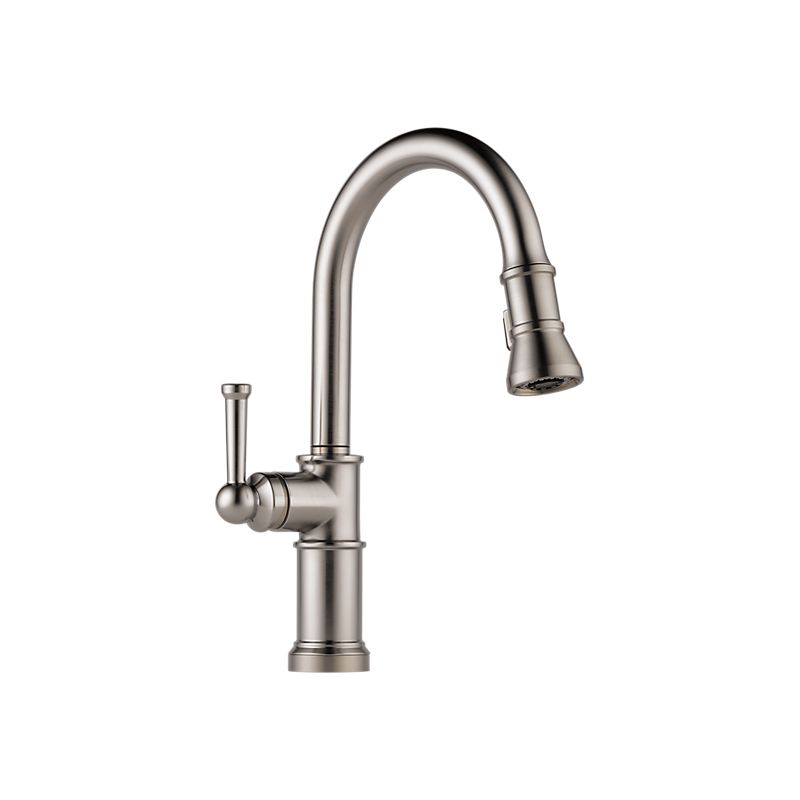 Brizo 63025LF ARTESSO Single Handle Pull Down Kitchen Faucet