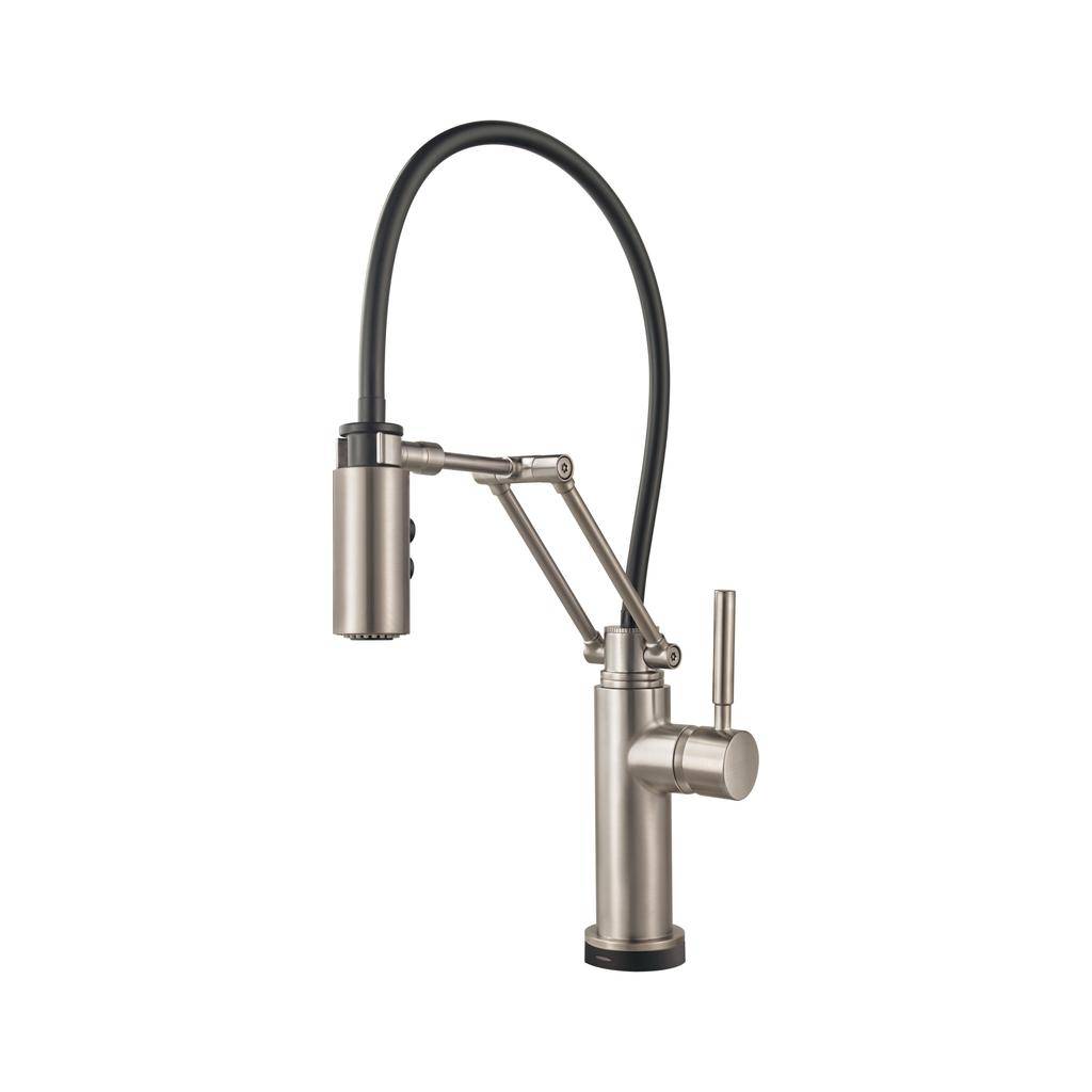 Brizo 64221LF Solna Articulating Kitchen Faucet Stainless