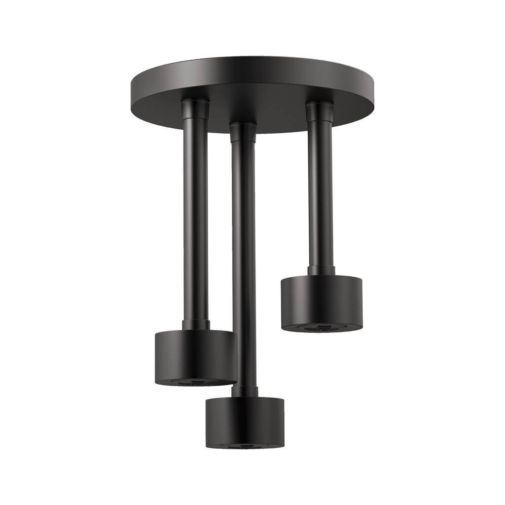 Brizo 81335 Ceiling Mount Pendant Raincan Showerhead Matte Black