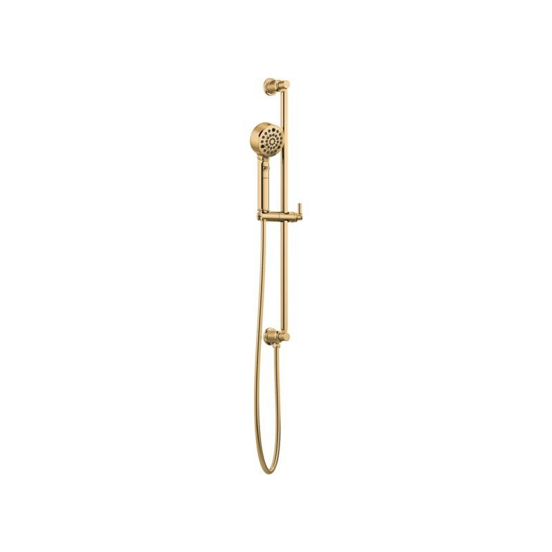 Brizo 88776 Invari H2Okinetic Multi Function Slide Bar Handshower Polished Gold