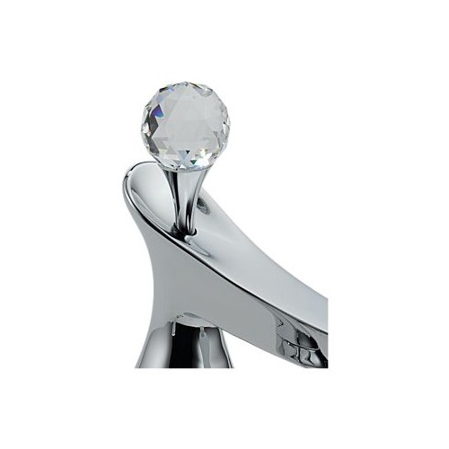 Brizo RP47958PC RSVP Crystal Finial - Widespread/Bidet - Chrome