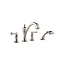 Brizo T67485 Charlotte Roman Tub With Shower Trim Less Handles