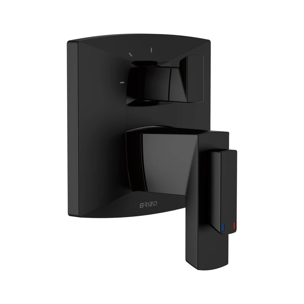 Brizo T75588 Vettis Thermostatic Valve 3 Function Diverter Trim Matte Black