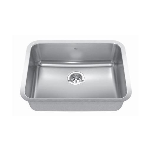 Kindred QSUA1925/8 25 x 19 Single Bowl Undermount Sink