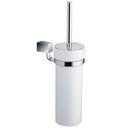 Laloo 3500SBPN Karre II Bowl Brush and Holder Polished Nickel