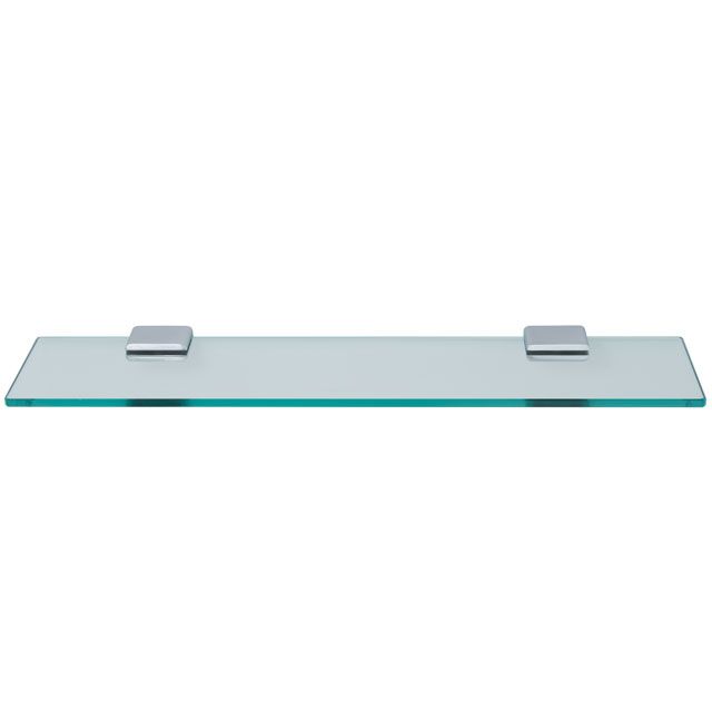 Laloo J1887PN Jazz Single Glass Shelf Polished Nickel