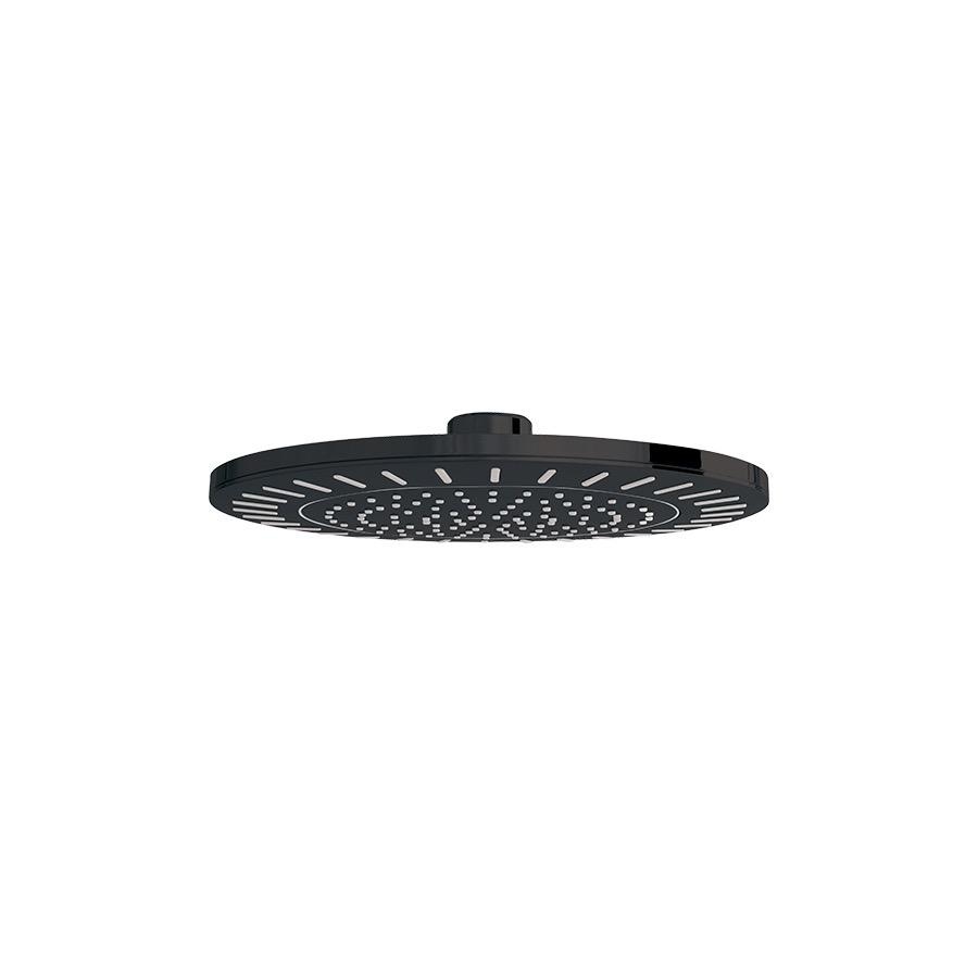 ALT 90813 9&quot; Round Rainhead Electro Black