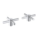 Grohe 18026003 Atrio Cross Handles Chrome - USE NEW CODE 14215000