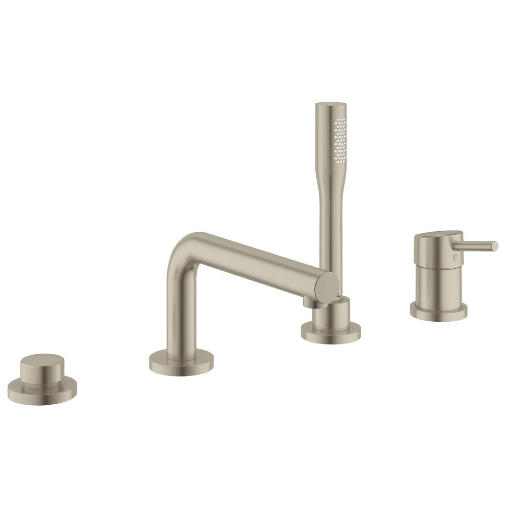 Grohe 19576EN2 Concetto Four Hole Bathtub Faucet With Handshower Brushed Nickel