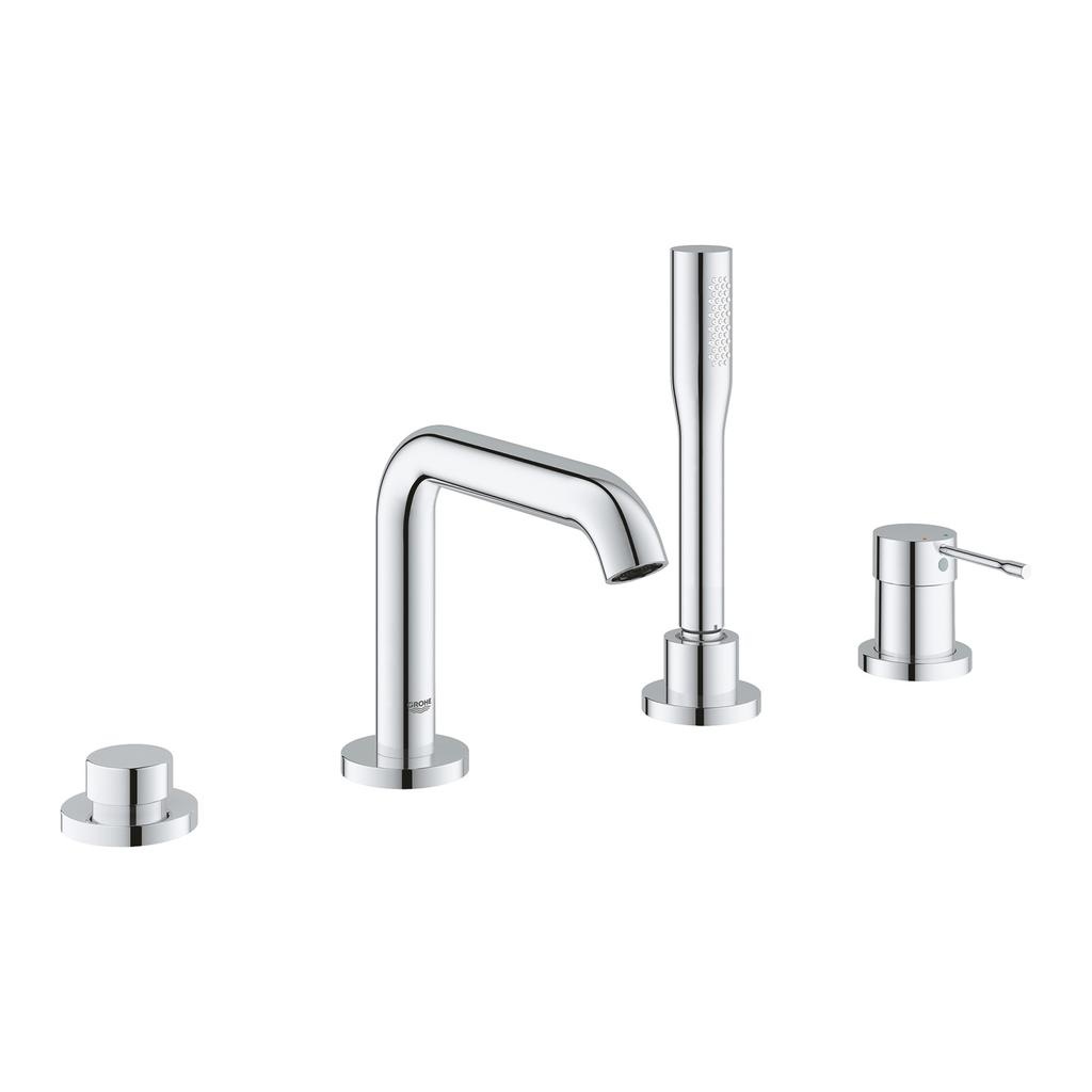 Grohe 1957800A Essence Four Hole Bathtub Faucet With Handshower Chrome