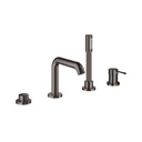 Grohe 19578A0A Essence Four Hole Bathtub Faucet with Handshower Hard Graphite