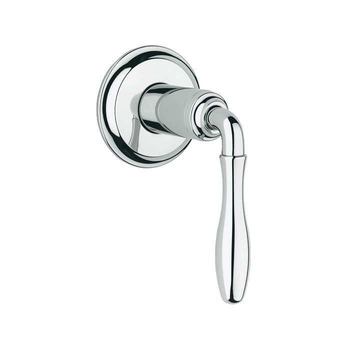 Grohe 19828000 Volume Control Valve Trim with Lever Handle Chrome