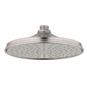 Grohe 26474EN0 Rainshower Rustic 210 Shower Head 1 Spray Brushed Nickel