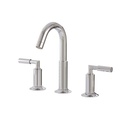 Aquabrass 27416 Geo Widespread Lavatory Faucet Brushed Nickel