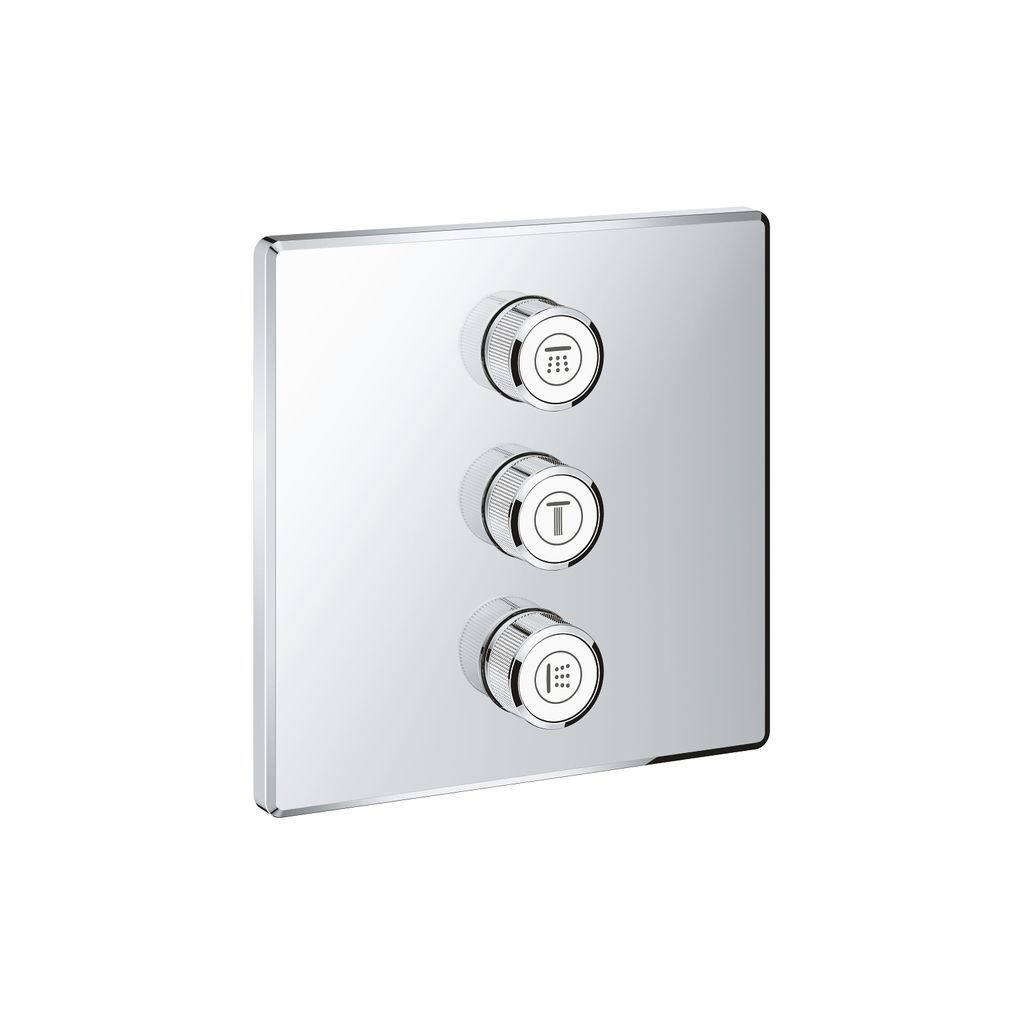 Grohe 29127000 Grohtherm SmartControl Triple Volume Control Trim Chrome