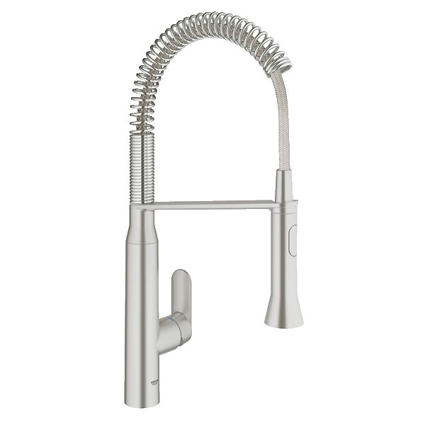 Grohe 31380DC0 K7 Medium Kitchen Faucet Super Steel