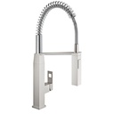 Grohe 31401DC0 Eurocube Single Handle Kitchen Faucet Super Steel