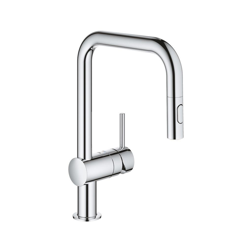 Grohe 32319003 Minta Single Handle Kitchen Faucet Chrome