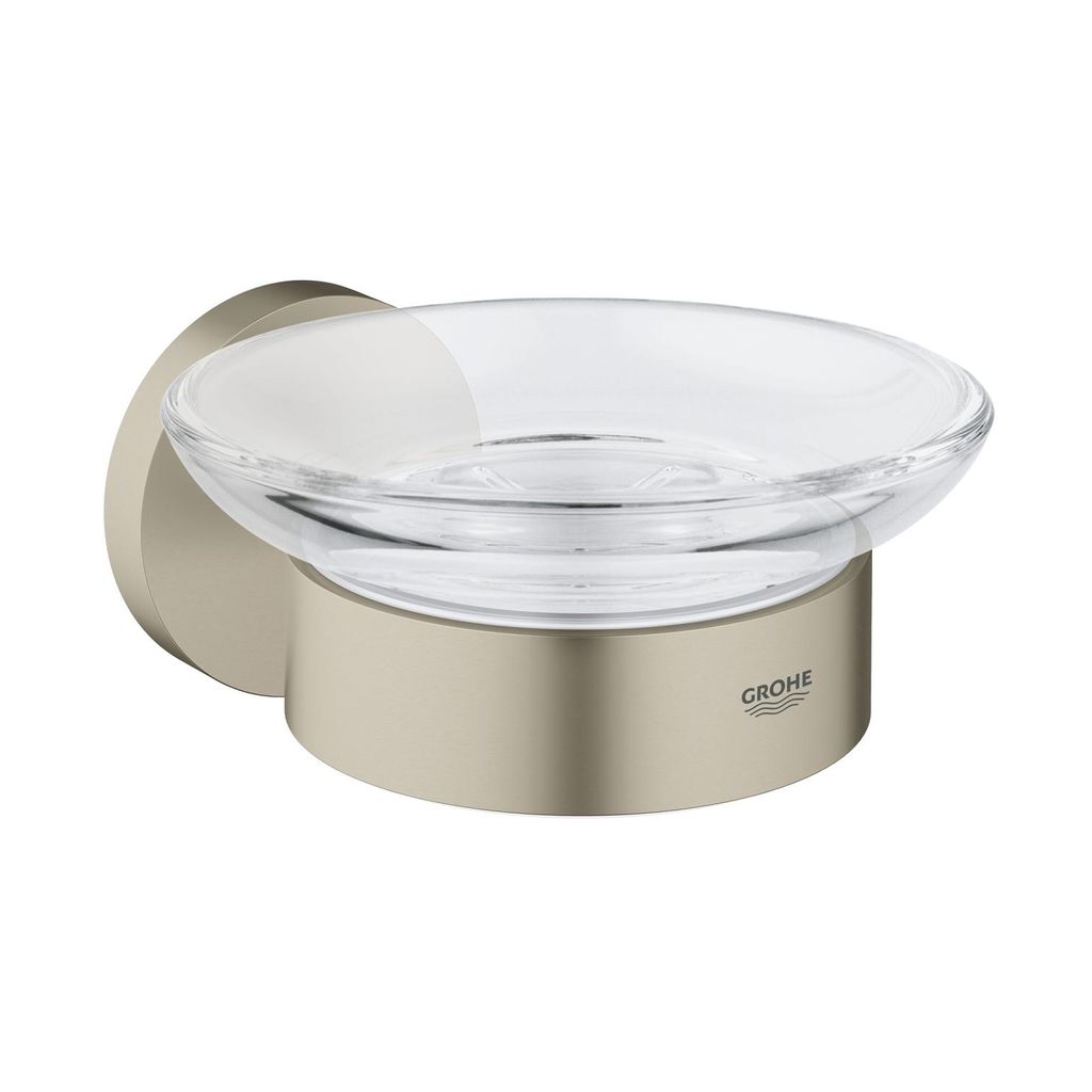 Grohe 40444EN1 Essentials Soap Dish With Holder Brushed Nickel