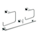 Grohe 40778001 Essentials Cube Master Bathroom Accessories Set Chrome