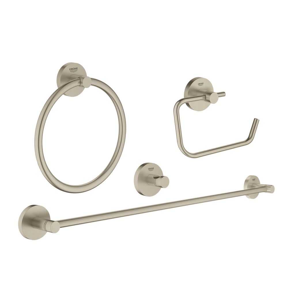 Grohe 40823EN1 Essentials Master Bathroom Accessories Set Brushed Nickel