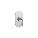 Aquabrass R3075 Geo Round Trim Set For Thermostatic Valves 12000 And 3000 Polished Chrome