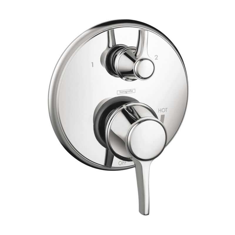 Hansgrohe 04449000 Metris C Pressure Balance Trim With Diverter Chrome