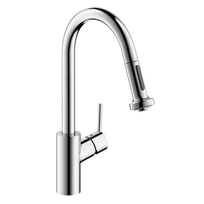 Hansgrohe 14877001 Talis S Kitchen Faucet With Pull Down 2 Spray Chrome