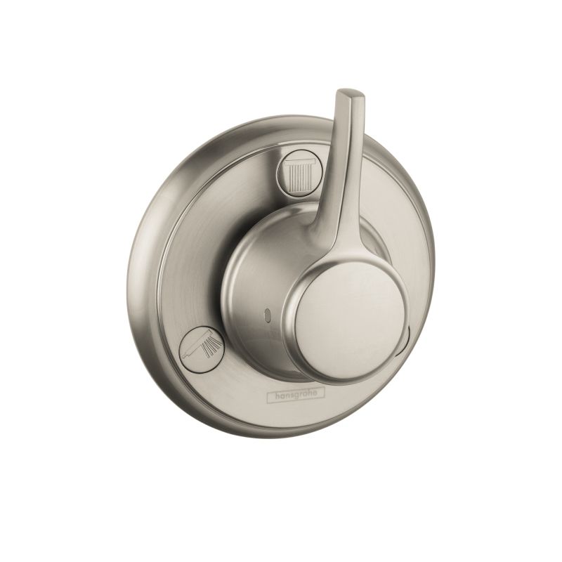 Hansgrohe 15934821 Metris C Trio Quattro Diverter Trim Brushed Nickel