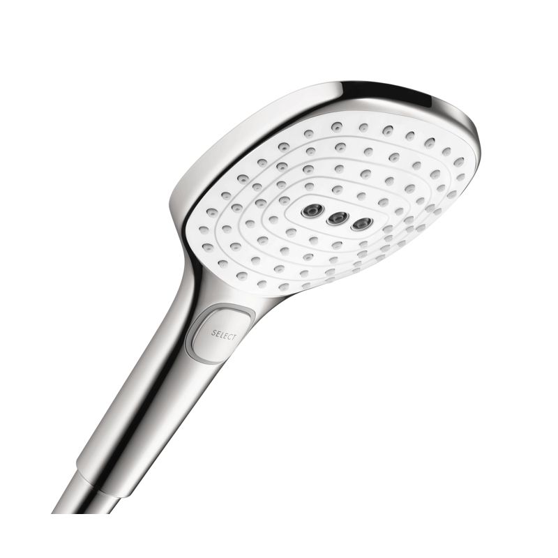 Hansgrohe 26521401 Raindance Select E 120 AIR 3 Jet Handshower Chrome White