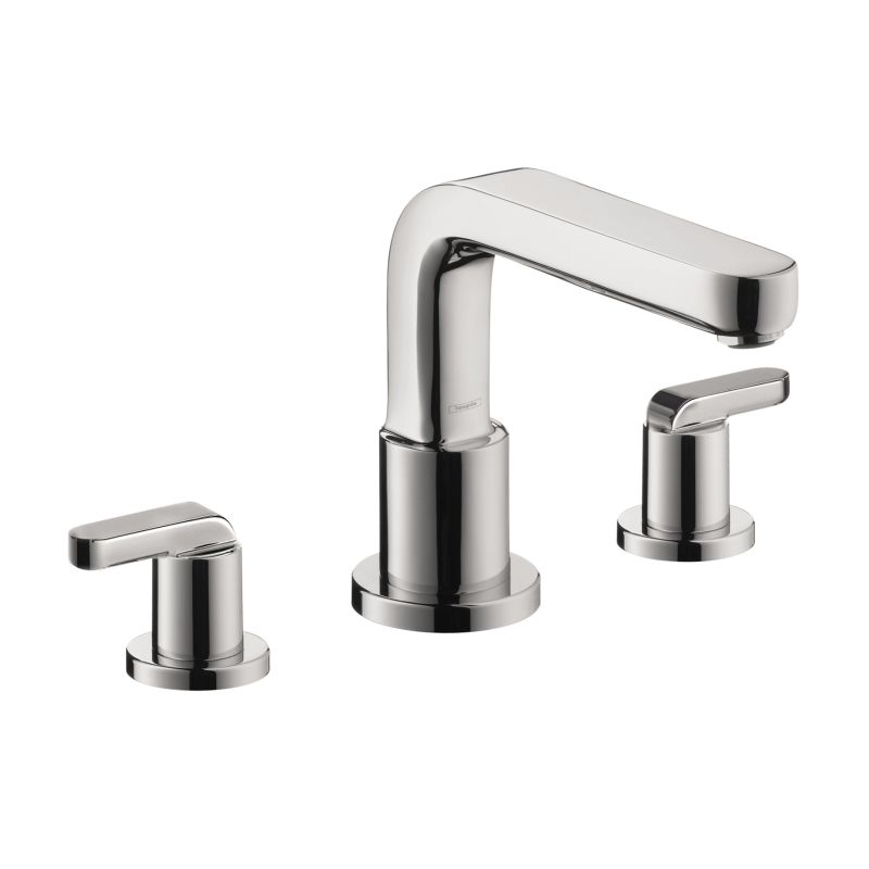 Hansgrohe 31438001 Metris S 3 Hole Roman Tub Set Lever Handles Chrome